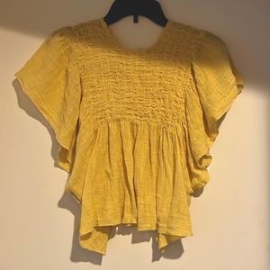PERFECT CONDITION Flowy Yellow Top